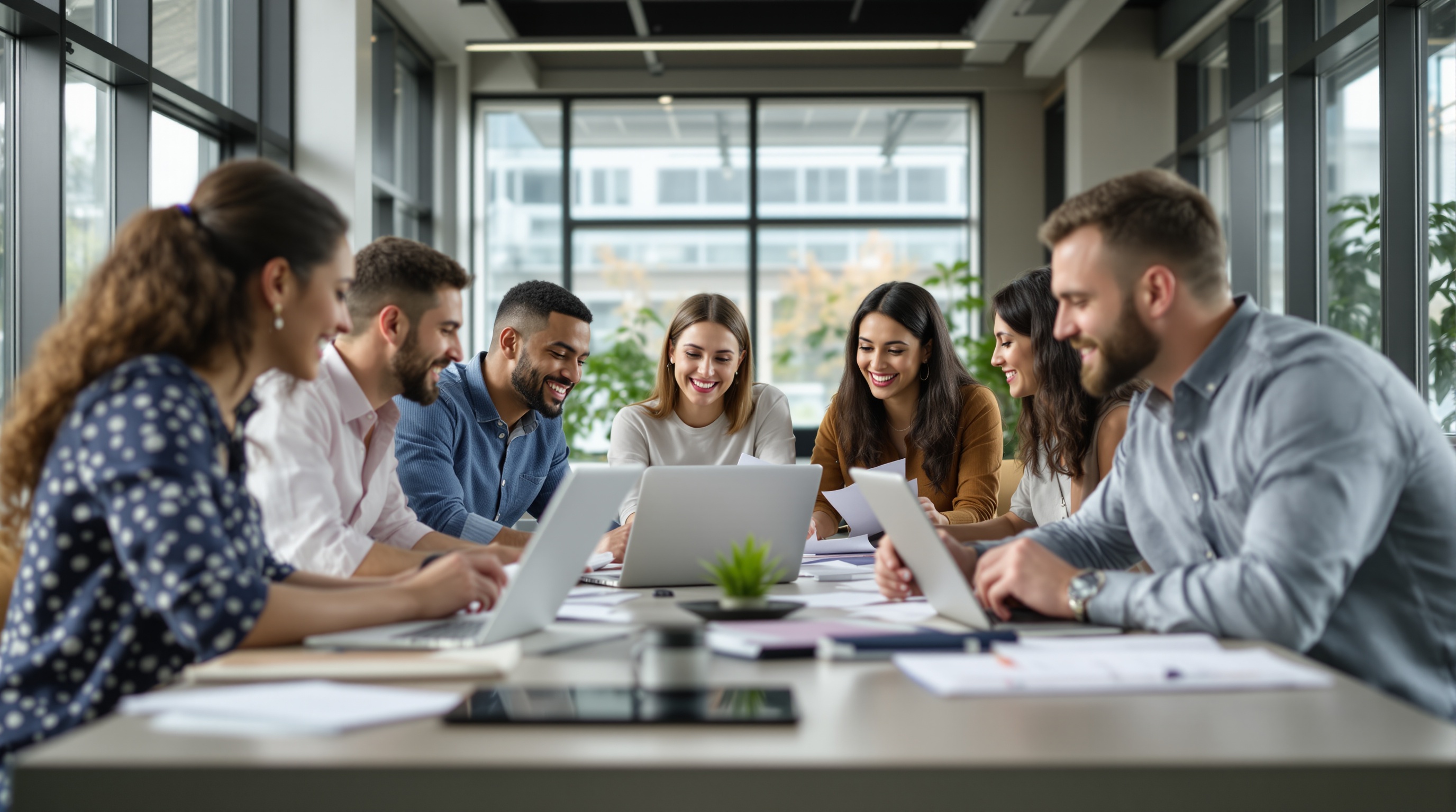 Search Gurus team working in modern Mississauga office